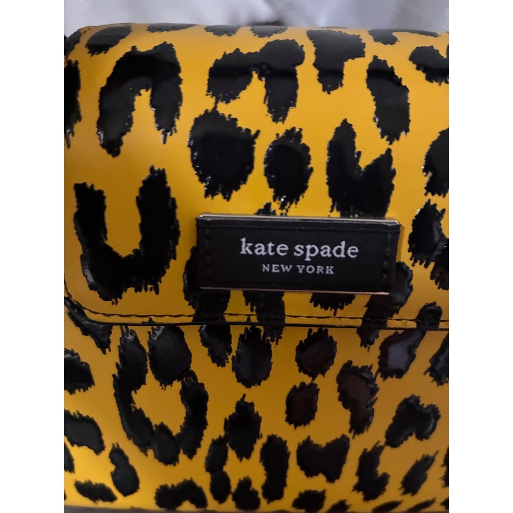 Kate Spade New York Sam Icon mini tote Leopard Print Bag Patent Animal - Picture 6 of 6
